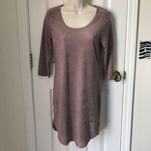 Faux Suede Bodycon dress